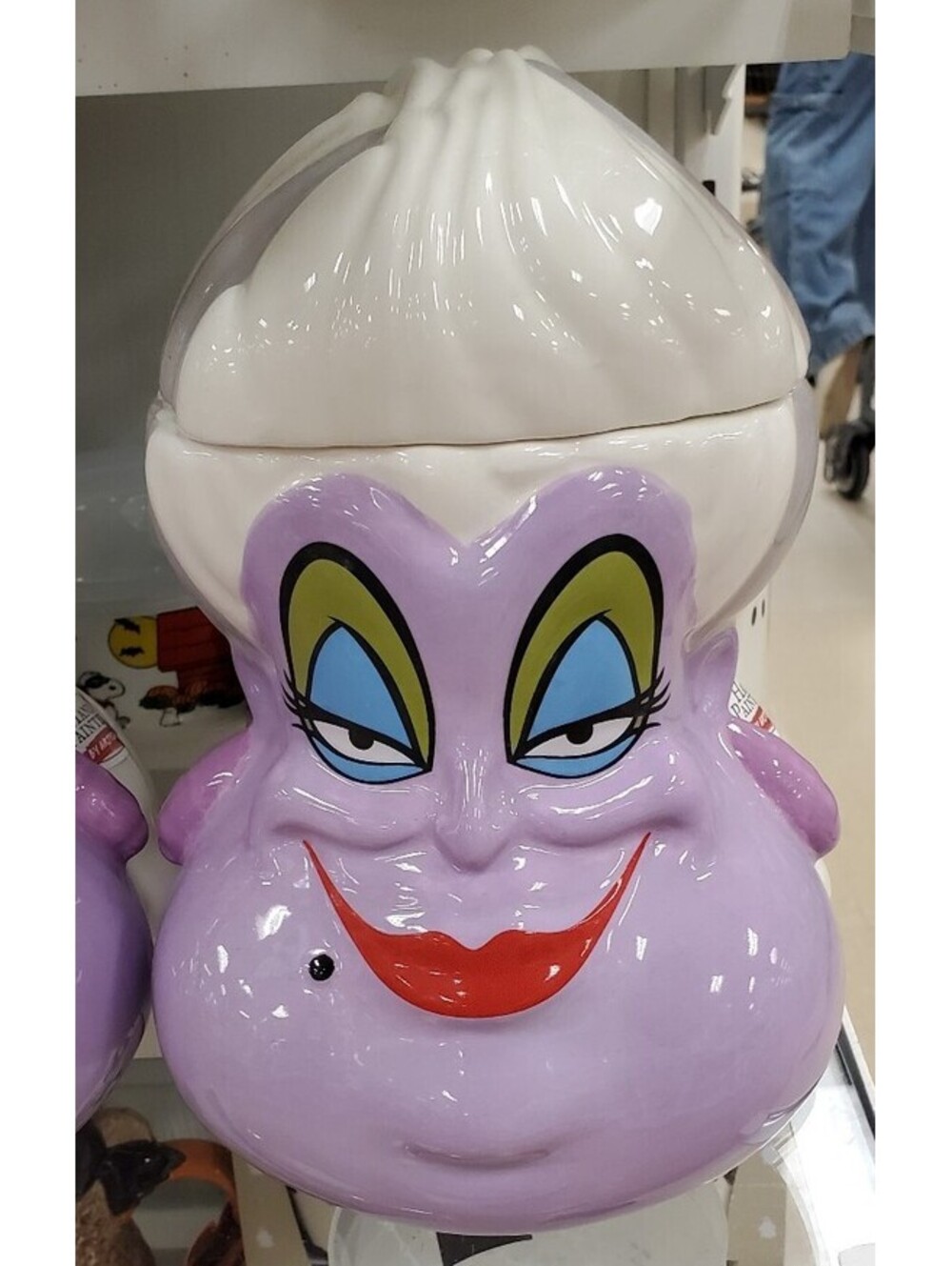Disney Villains Ursula Sea Witch Cookie Jar Little Mermaid New
